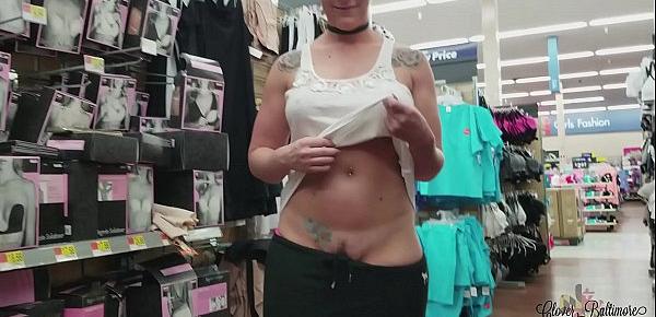  Walmart Public Nudity MILF Part 2